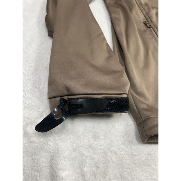 FootJoy FJ Brown Full Zip Fleece Lined Mock Neck Golf Jacket Men's Size 2XL - Picture 6 of 10